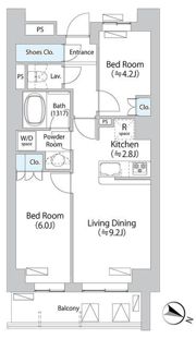 パークアクシス千歳船橋の間取り画像