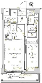 ARKMARK東大井の間取り画像