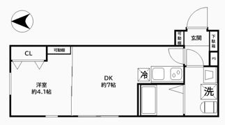 CREAL住吉の間取り画像