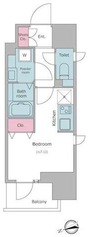 レジディア大森Ⅱの間取り画像