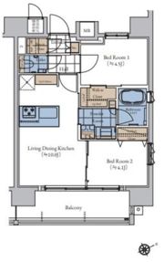 エスティメゾン大森の間取り画像