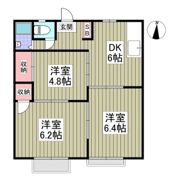 リブレス吉見の間取り画像