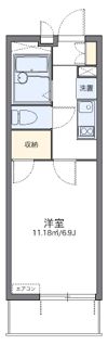 レオパレスバーディーの間取り画像