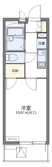 レオパレスシャルダンの間取り画像