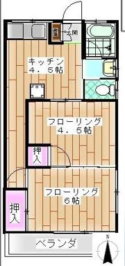 サンアボードの間取り画像