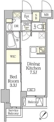 アジールコート池尻大橋の間取り画像