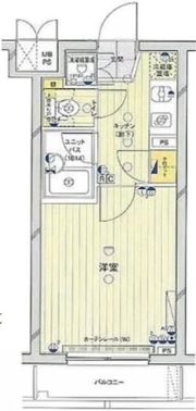 ルーブル早稲田弐番館の間取り画像