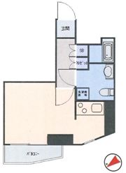 スカイコート神楽坂壱番館の間取り画像