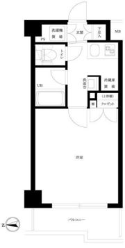 ルーブル高田馬場参番館の間取り画像