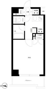 ルーブル高田馬場参番館の間取り画像