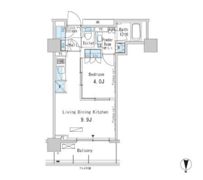 パークアクシス蒲田ステーションゲートの間取り画像