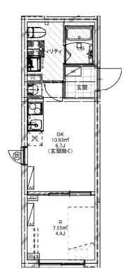 クレドコート品川中延の間取り画像