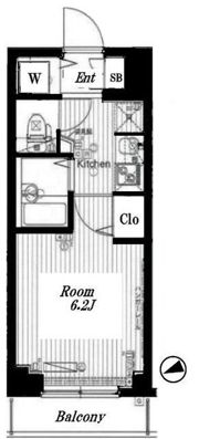 ガーラ大井町ゼームス坂上の間取り画像