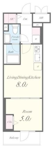 JPT RESIDENSEの間取り画像