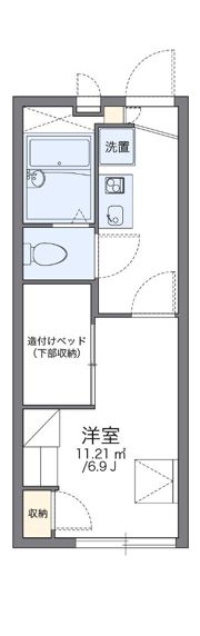 レオパレスグランツⅢの間取り画像