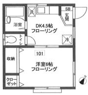 メゾン神楽坂の間取り画像