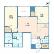 ウィルローズ築地の間取り画像