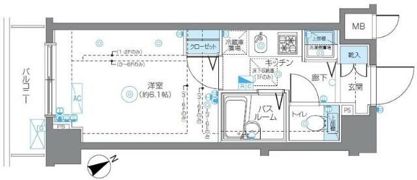 フェニックス池袋弐番館の間取り画像