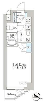 リペリアン中目黒の間取り画像