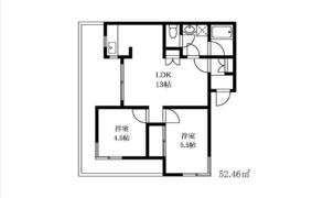 亀谷マンションの間取り画像