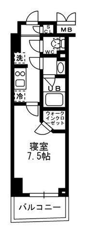 レジディア亀戸の間取り画像