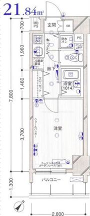 パークウェルツインズ戸越銀座弐番館の間取り画像
