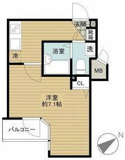 ガラ・シティ五反田の間取り画像