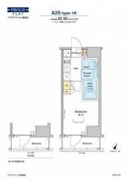 プラウドフラット戸越銀座の間取り画像