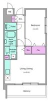 レジディア南砂町の間取り画像