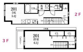 ミハス学芸大学の間取り画像