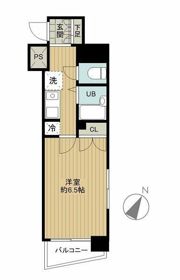 スカイコート日本橋浜町の間取り画像