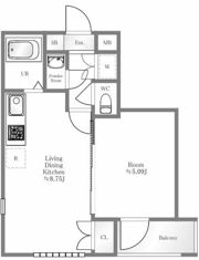 パレ・ホームズ新橋の間取り画像