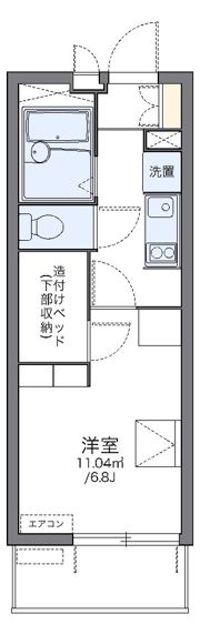 レオパレスカプリコーン21の間取り画像