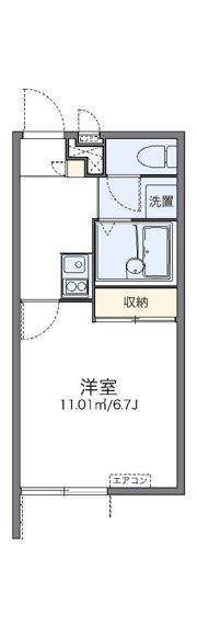 レオパレスローズの間取り画像