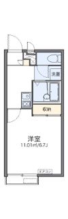 レオパレスローズの間取り画像