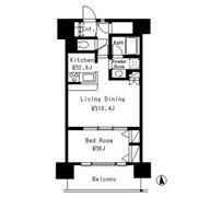 パークキューブ東品川の間取り画像