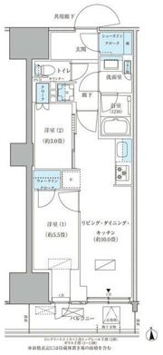 パークアクシス品川天王洲アイルの間取り画像