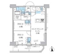 パークアクシス上野三丁目の間取り画像