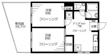 マンション高田馬場の間取り画像