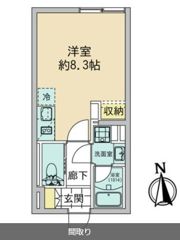 FolsClass東蒲田の間取り画像