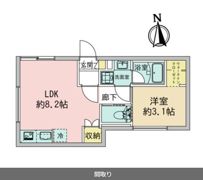 FolsClass東蒲田の間取り画像