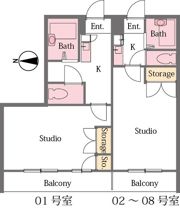 ハピネスの間取り画像
