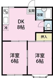 エメラルド紺屋Cの間取り画像