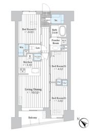 ザ・グランクラッセ日本橋イーストの間取り画像