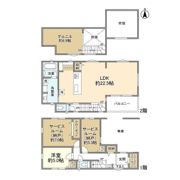 大岡山1丁目貸家Rの間取り画像
