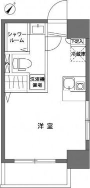 スカイコート東日本橋の間取り画像