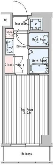 アミスタ小石川の間取り画像