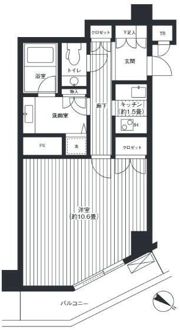 ヒューリック浅草一丁目の間取り画像