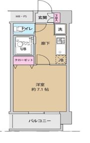 UURコート錦糸町の間取り画像