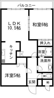 ソレイル梶ヶ谷Ⅱの間取り画像